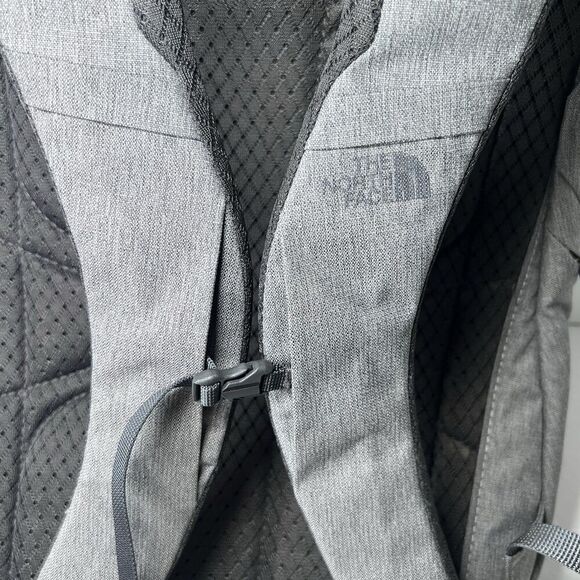 The North Face Aurora Laptop Backpack Grey Company Embroidered - Picture 6 of 8